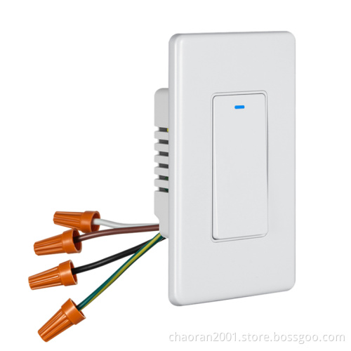 Tuya App Control US Smart Wifi Light Switch With Remote Control Compatible With Alexa Google Home Timing Function Smart Switch